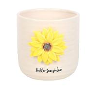 Something Different Hello Sunshine Girasole Vaso per Piante (Taglia Unica) (Ceramic, Giallo)
