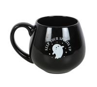 Something Different Keep Your Spirits Up Fantasma 500 ml Tazza (Taglia Unica) (Nero)