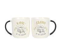 Something Different King And Queen Roulotte Set di Tazze Misura (SD4939)