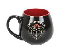 Something Different Love Lives Here Cuore Folkloristico 500 ml Tazza (SD10706)