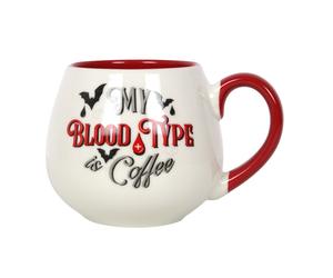 Something Different My Blood Type is Coffee Arrotondato Tazza (SD4751)