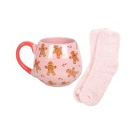 Something Different Omino di Pan di Zenzero Set Tazza e Calzino (SD6262)