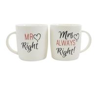 Something Different - Set da tazze in ceramica con scritta 'Mr (SD1902)