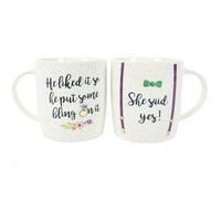 Something Different She Said Yes Porcellana Fine Set di Tazze Misura (SD2066)