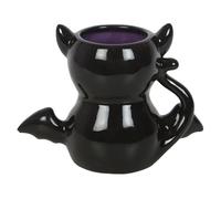 Something Different Tazza con gatto pipistrello carino e inquietante (taglia unica) (nero)