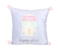 Something Different This Is Our Happy Place Quadrato Cuscino Imbottito (SD6642)