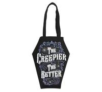 something different - Tote bag THE CREEPIER THE BETTER, Nero , Taglia Unica