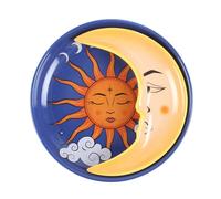 Something Different Wholesale Portagioie celeste con sole radiante e luna crescente - Set cosmico impilabile per gioielli - Celestial Dreams Home Decor - Sole e Luna Jewelry Holder