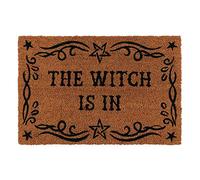 Something Different Wholesale Zerbino gotico "The Witch Is In" per interni della gamma Black Magic, decorazione unica per la casa