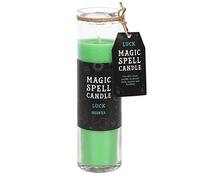 Something DifferentMagic Spell Luck tè Verde Candele (21 cm x 6 cm x 6 cm) (Verde)