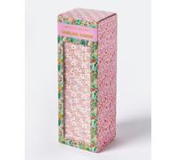 Something Journ Floral Tumbling Tower Game - Stylish Wooden Stacking (Tascabile)