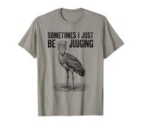 Sometimes I Just Be Judging Shoebill Divertente Meme Vintage Maglietta