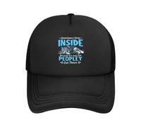 Sometimes I Stay Inside It's Just Too Peopley out There Donna Uomo Cappello Trucker Classic Berretto da Baseball Confortevole Snapback cap per Sport Tennis Corsa