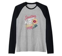 Sometimes It Takes Me all Day To Get Nothing Done - Maglia con Maniche Raglan