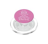 Sometimes Talking to Your Sister is all the Therapy You Need PopSockets PopGrip per MagSafe