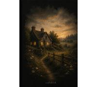 Somewhere Home: A beautifully designed lined notebook inspired by cozy cottages, peaceful evenings, and the comfort of home.