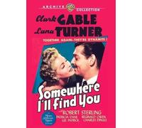 Somewhere I'll Find You (DVD) Charles Dingle Clark Gable Lana Turner Lee Patrick