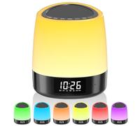 Someyou Macchina per il rumore bianco per bambini, 34 suoni lenitivi, luce notturna a 8 colori, funzione Bluetooth alimentata a batteria, timer per sonno, macchina per il rumore bianco per adulti e