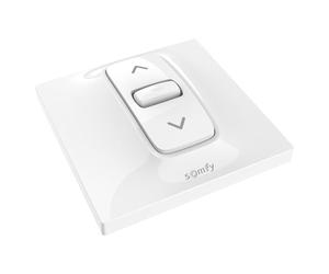 Somfy 1870881 Inis, Comando/Interruttore a Parete Cablato a Posizione Fissa per Tapparelle o Ende Motorizzate, Per Comandare 1 Motore Cablato