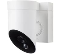 Somfy 1875325 - Telecamera esterna Wi-Fi con rilevamento intelligente, 1080p Full HD, sirena da 110 dB, collegamento alla lampada esistente