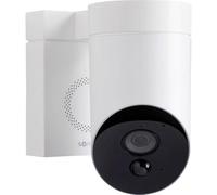 Somfy 2401560 Telecamera da Esterno Wi-Fi con Sirena Incorporata, 1080p Full HD, Bianco