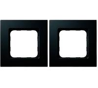 Somfy 9015023 - Cornice nera opaca per controllo murale Smoove (Confezione da 2)