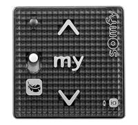 SOMFY Funkwandsender io Black Shine Smoove RS100#1811316