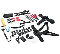 Somikon Elettronica - Autocam attrezzature impostato: Set di accessori 66in1 per Action Cam DV-4017.WiFi, DV-850.WiFi e GoPro® (GoPro attrezzature Kit, GoPro Hero Set, Fotocamera subacquea)