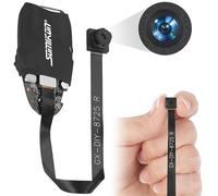 Somikon telecamera a bottone per abbigliamento: Mobile Full-HD-Button-Sicherheitskamera, DV-335.mini, Microfono, Batteria (telecamera a bottone con memoria, spycam con batteria, 4K)