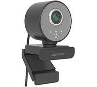 Somikon Webcam USB Full HD 1080p con Auto-Tracking 350°, Super-WDR, Autofocus e Doppio Microfono Stereo