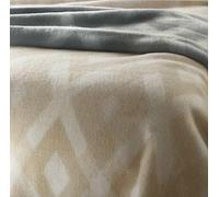 Somma Coperta Pura Lana Greta Nuova Zelanda Matrimoniale Maxi 230x270 Corda Peso 450 gr/mq.