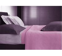 Somma Copriletto in Piquet di Puro Cotone Piazza E Mezza Articolo Origami VAR. Rosa - escluso Cuscini e Accessori