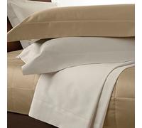 Somma The Jewel Completo Letto Matrimoniale in Raso Satin Tinta Unita Antico