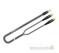 Sommer Cable 2,5m Cavo Mini-Jack 3,5mm Per Spina Rca Stereo ON2A