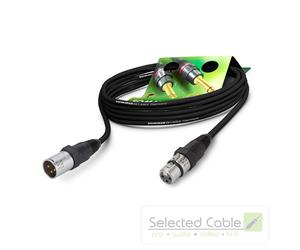 Sommer Cable Cavo Microfono XLR 1m SC-Galileo 0,38mm² 3 Poli Neutrik GA1B Nero