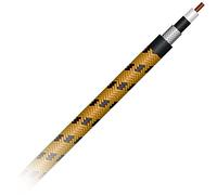 Sommer Cable Cavo per strumenti SC Classique 1 X 0,50 mm² stile vintage tessuto 1m+ giallo/nero - 300-0117