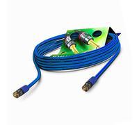 Sommer Cable Cavo video 6G 3G SDI 4K 6K UHD HD-SDI (HDTV) SC Vector 0.8/3.7 1 x 0,80 mm² blu - BNC maschio NEUTRIK rearTWIST - VTGX-1500-BL-BL - 49.20ft
