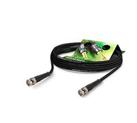 Sommer Cable Cavo video 75 Ω HD/3G/6G-SDI/4K-UHD SC-Vector 0.8/3.7 BNC/BNC 6G Hicon Nero (70 m) - Made in Germany