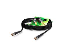 Sommer Cable - Cavo video coassiale BNC 75 Ω - HD/3G/6G/12G-SDI / 4K-UHD SC-Vector 0,8/3,7 - BNC/BNC Hicon - Nero 9,8 piedi (3 m) - Prodotto in Germania da Sommer Cable