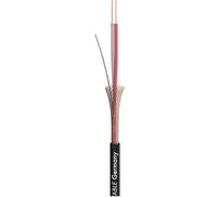 SOMMER CABLE Cavo Microfono Professionale 2x0,14 mm² - 100m Nero SC-CICADA