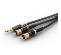 Sommer Cable HBP-3SC2-0300 Audio Cavo [1x Spina jack da 3.5 mm - 2x Spina RCA]