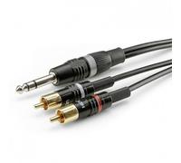 Sommer Cable HBP-6SC2-0300 Jack / RCA Audio Cavo [2x Spina RCA - 1x Spina jack