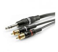 Sommer Cable HBP-6SC2-0300 Jack / RCA Audio Cavo [2x Spina RCA - 1x Spina jack