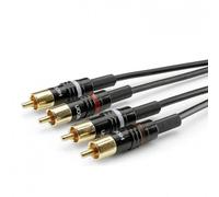 Sommer Cable HBP-C2-0600 Jack / RCA Audio Cavo [2x Spina RCA - 2x Spina RCA]