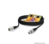 Sommer Cable Cavo microfonico Stage 22 Highflex 2x0,22 mm² XLR/XLR HICON Nero 6,0 m
