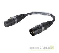 Estate Cable - Cavo adattatore XLR a 3 poli su XLR 5 poli femmina, 15 cm | B2WSU0015-SW
