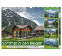 Sommer in den Bergen (Wandkalender 2027 DIN A3 quer), CALVENDO Monatskalender