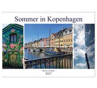 Sommer in Kopenhagen (Wandkalender 2027 DIN A3 quer), CALVENDO Monatskalender