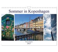 Sommer in Kopenhagen (Wandkalender 2027 DIN A4 quer), CALVENDO Monatskalender