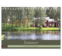 Sommer in Schwedens Lappland (Tischkalender 2026 DIN A5 quer), CALVENDO Monatskalender: Im schwedischen Teil Lapplands, auch Sàpmi genannt, gibt es keinen Platzmangel